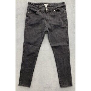 Fashion Nova Men Denim Jeans Size 38x30 Black Straight Fit Everyday Wear MPDSS1